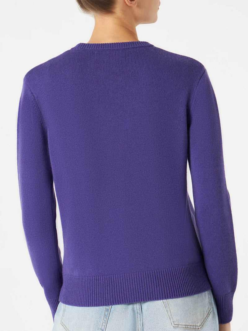 Maglione da donna con ricamo NO NO NO