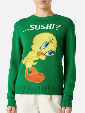 Damenpullover mit Tweety-Print | WARNER BROS SONDERAUSGABE