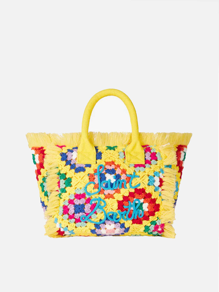 Colette crochet handbag with fringes - MC2 Saint Barth