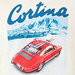 Man t-shirt with Cortina lettering