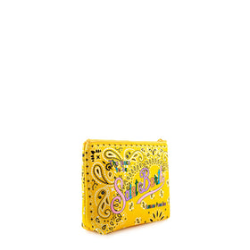 Pochette Aline in scuba con stampa bandana