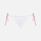 Woman swim briefs with I love St. Barth embroidery