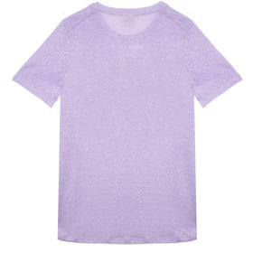 Linen t-shirt with St. Tropez Habituè embroidery