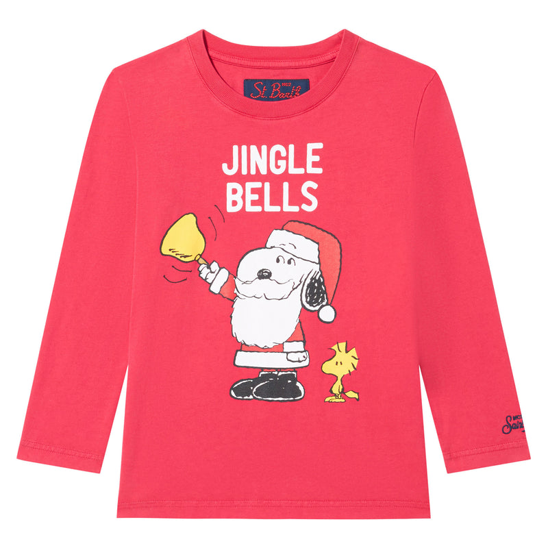 T-shirt da bambino stampa Snoopy Jingle Bells |Peanuts© Special Edition