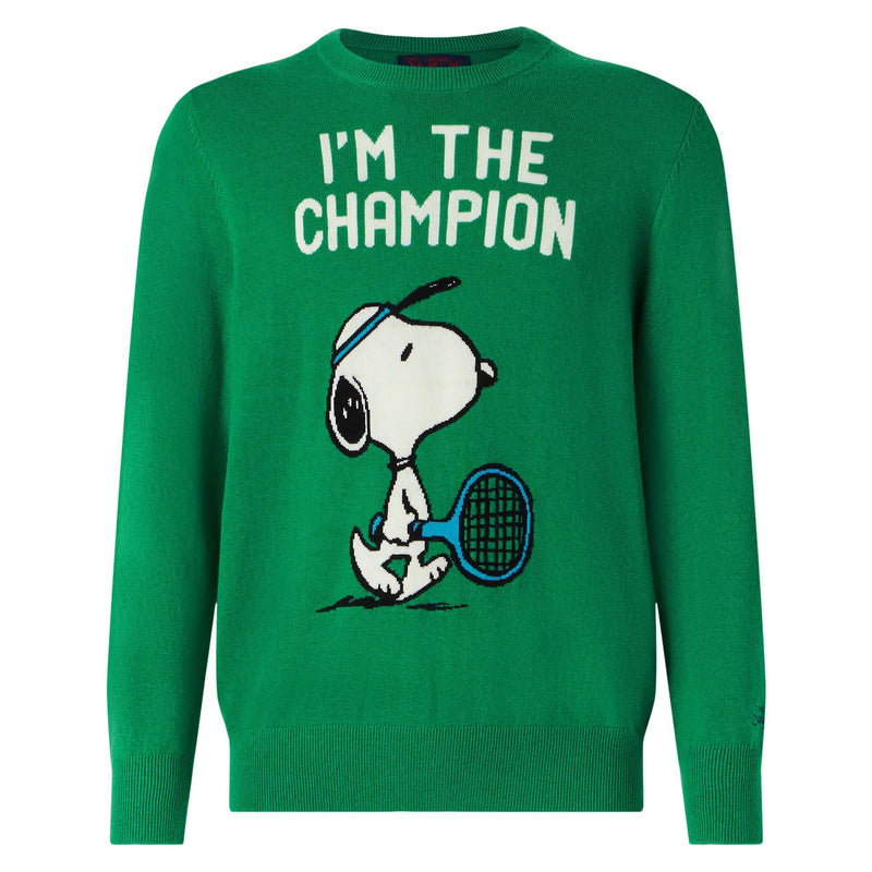 Man lighweight sweater with Snoopy print | PEANUTS™ SPECIAL EDITION