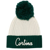 Cappello da uomo con ricamo Cortina e pompon