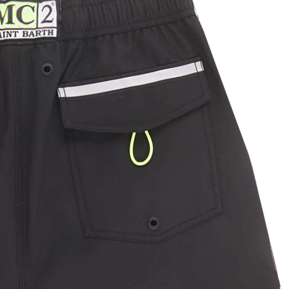 Black swim shorts surf style - MC2 Saint Barth