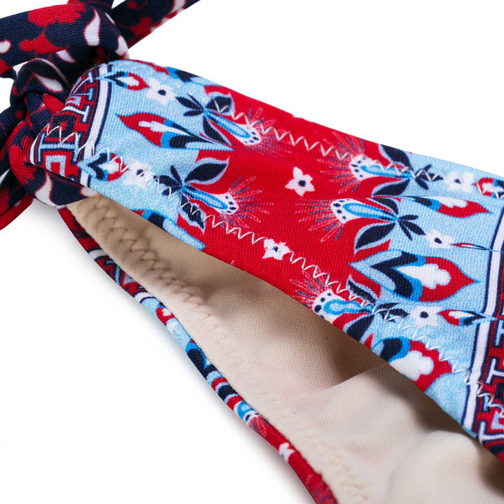 Gipsy print triangle bikini - MC2 Saint Barth