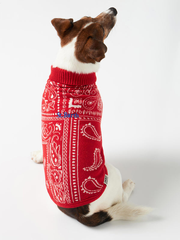 Maglia per cani con stampa bandana