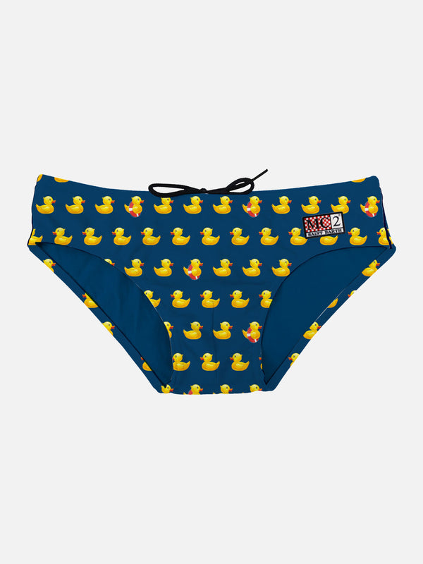 Man swim briefs ducky print