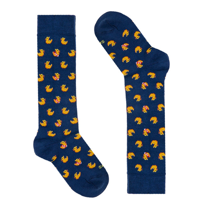Kid long socks with ducky print - MC2 Saint Barth