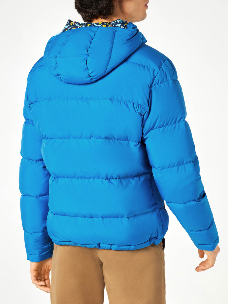 Bluette Daunenjacke mit Kapuze und Futter mit Entenmuster