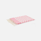 Fouta classico a nido d'ape con righe