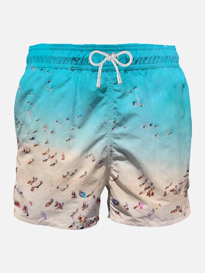 Costume da bagno da uomo stampa fotografica On the Beach