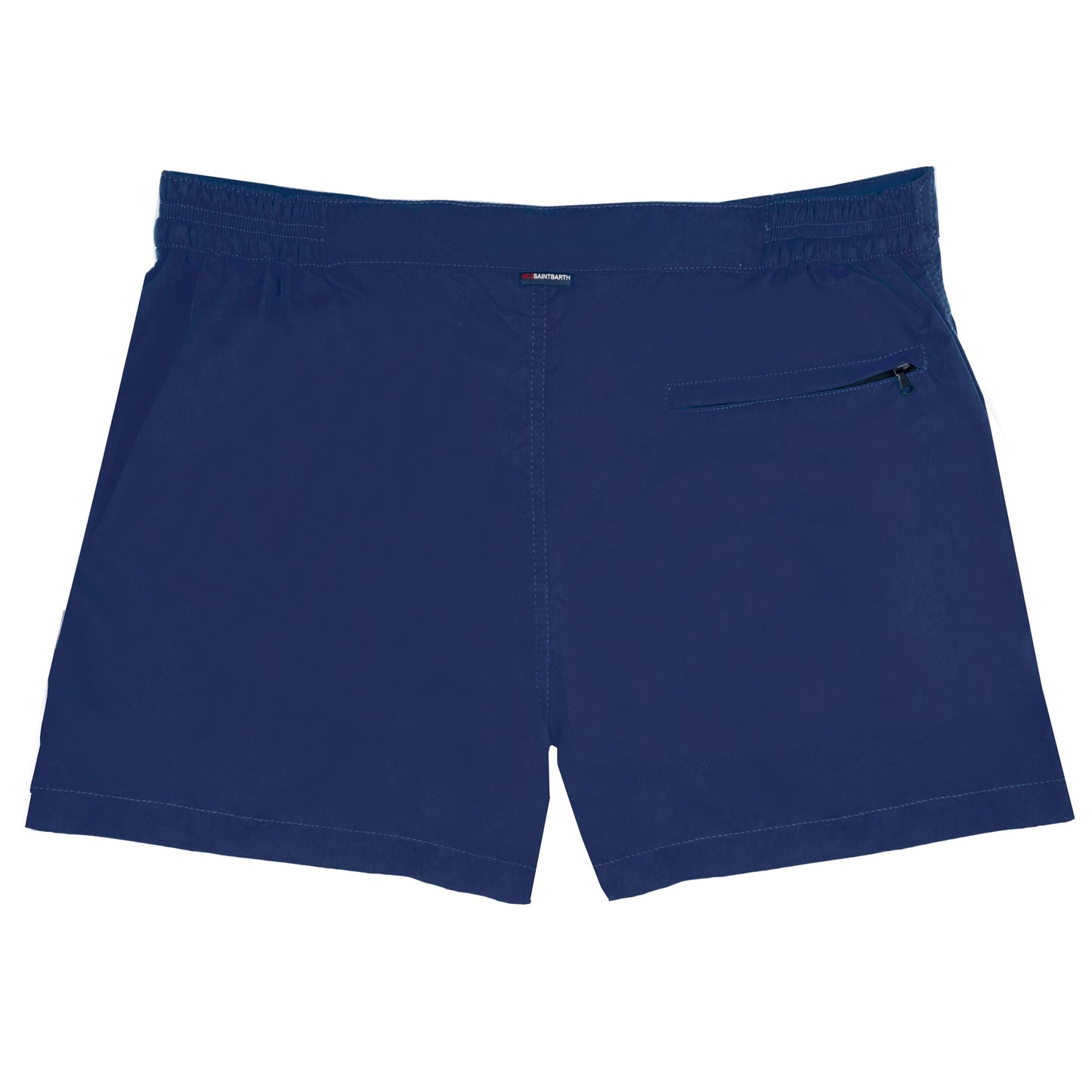 Solid blue navy swim shorts