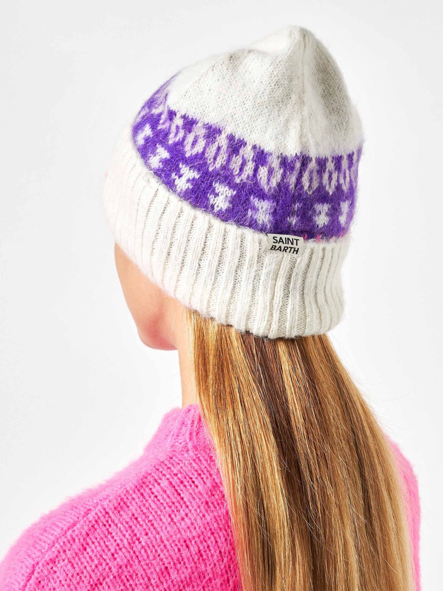 Berretto da donna ultra morbido con jacquard nordico