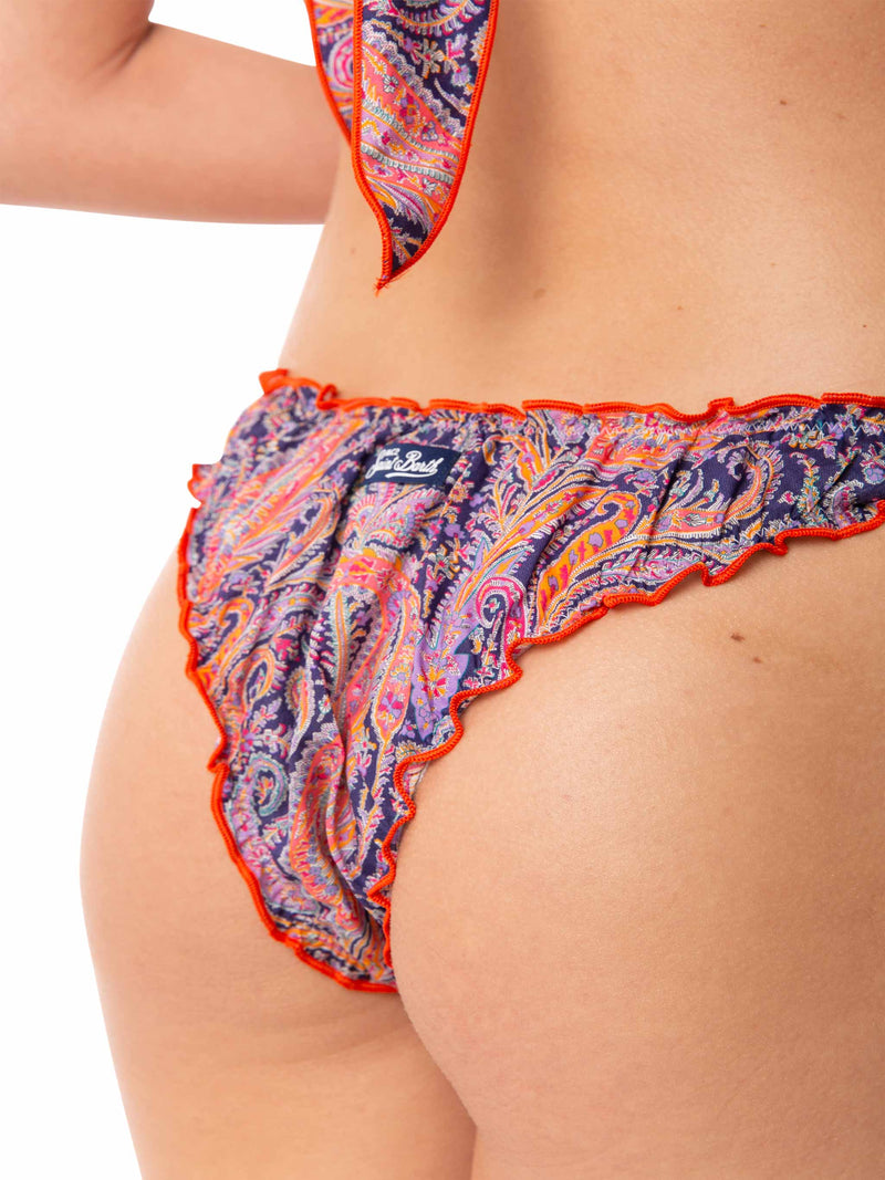 Bikini da donna a fascia con stampa Liberty | EDIZIONE SPECIALE LIBERTY