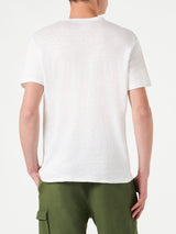 Man linen jersey t-shirt