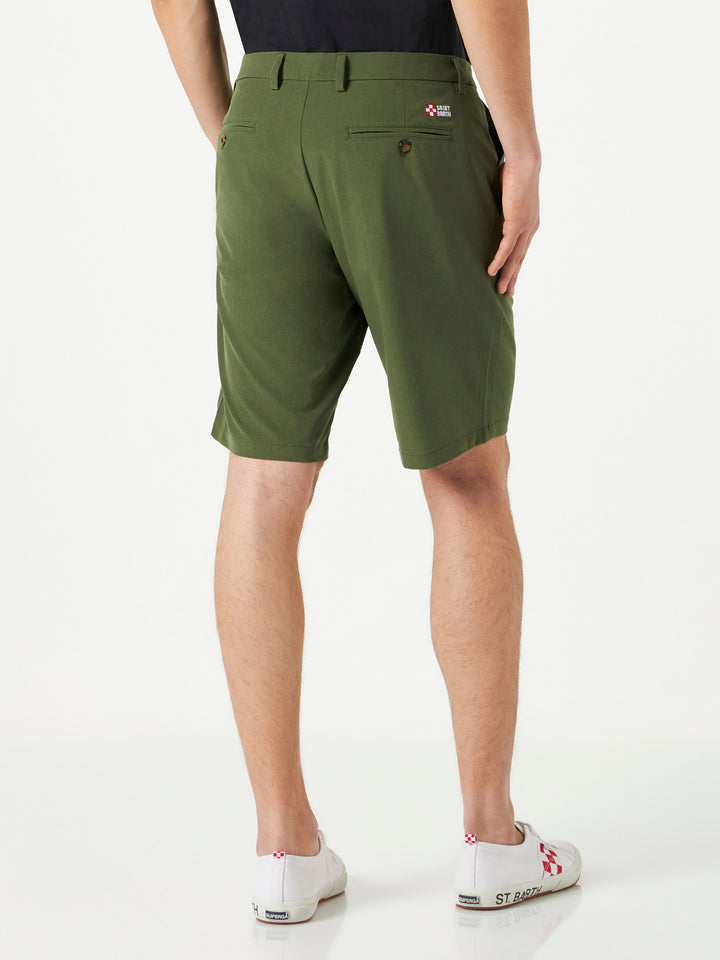 Man military green bermuda - MC2 Saint Barth