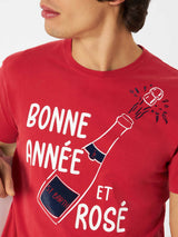 T-shirt Bonne Année et Rosé rossa