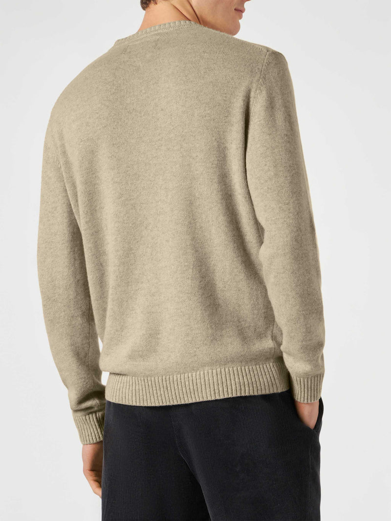 Man sweater with St. Moritz print