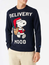 Marineblauer Herrenpullover mit Snoopy-Aufdruck | PEANUTS™ SONDEREDITION