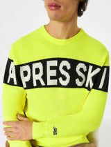 Man sweater with Apres Ski lettering