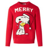 Roter Herrenpullover mit Snoopy-Aufdruck | SNOOPY – PEANUTS™ SONDEREDITION