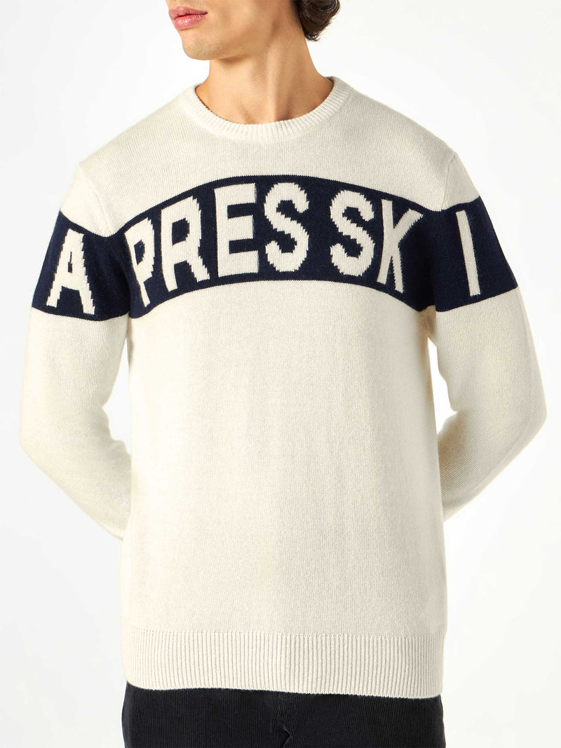 Man sweater with Après Ski writing