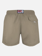 Man beige lightweight swim shorts Lighting Pantone | PANTONE® SPECIAL EDITION