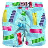 Man classic swim shorts with print