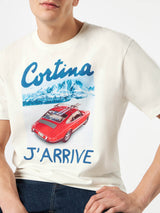 Man t-shirt with Cortina lettering