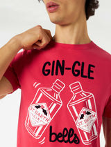 Man t-shirt Gin-Gle Bells print