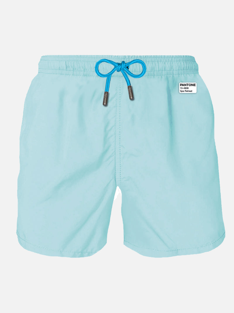 Wassergrüne Badeshorts für Herren | PANTONE™ SONDERAUSGABE