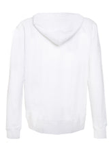 White man sweatshirt Bombardino front embroidery