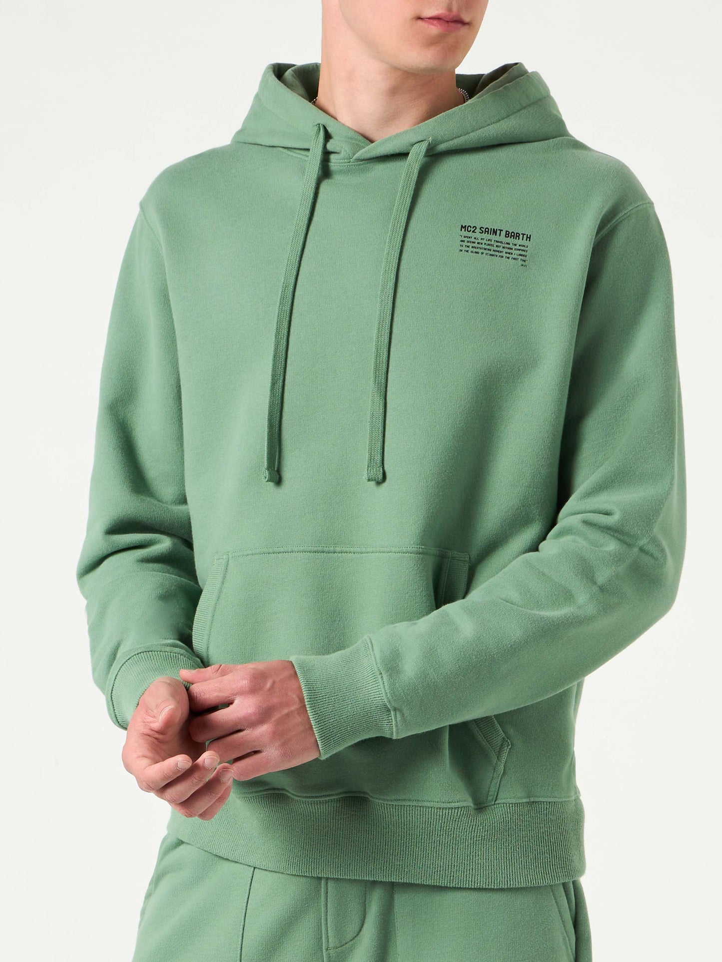 Felpa con cappuccio verde militare | EDIZIONE SPECIALE PANTONE®