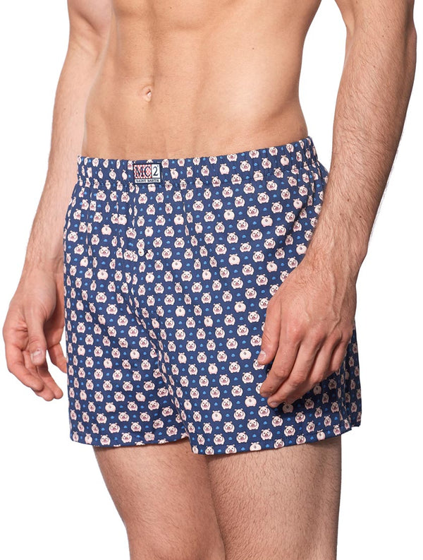 Man underwear boxer Piggy print