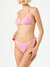 Bikini da donna a triangolo crinkle