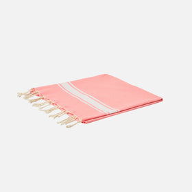 Pink fluo cotton towel