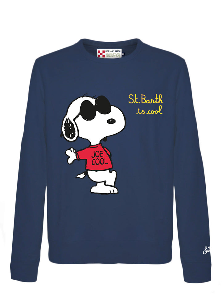 Felpa uomo Snoopy con ricamo | Edizione speciale di arachidi