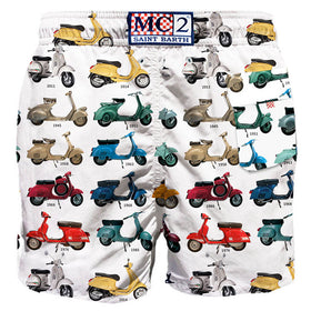Man classic swim shorts with Vespa® print | VESPA® SPECIAL EDITION