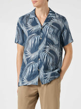 Man shirt with leaf print