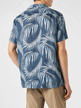 Man shirt with leaf print