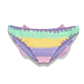 Pastellfarbene Badehose für Mädchen