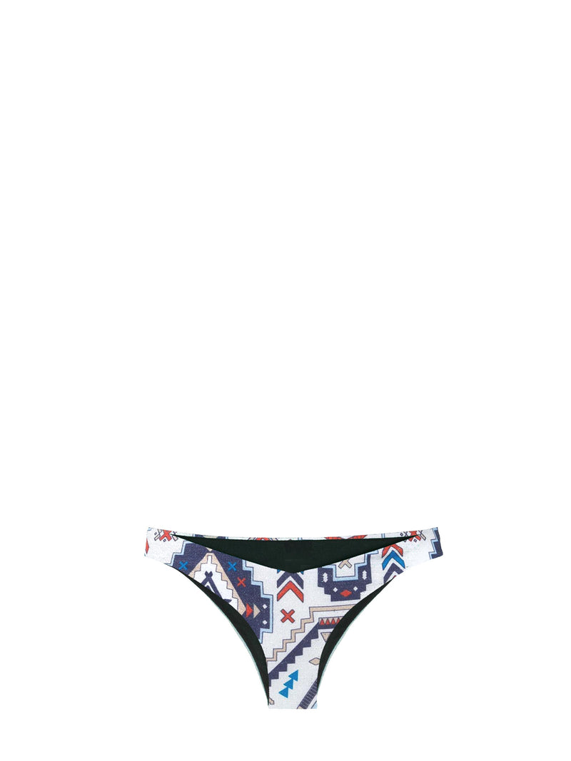 Freche Damen-Badehose mit Azteken-Print