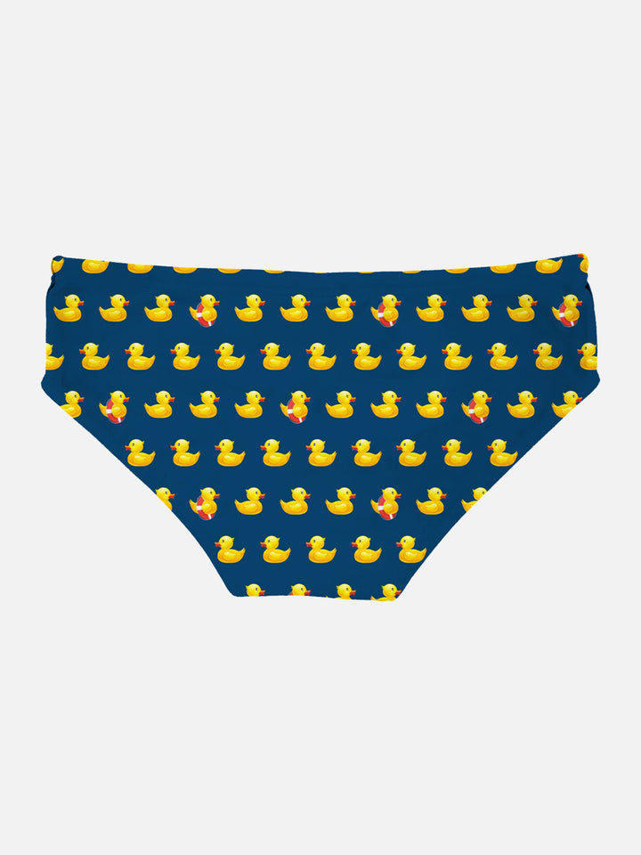 Herren-Badehose mit Enten-Print