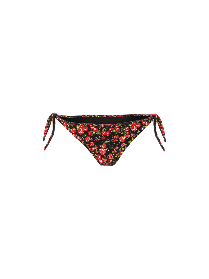 Flower print swim briefs