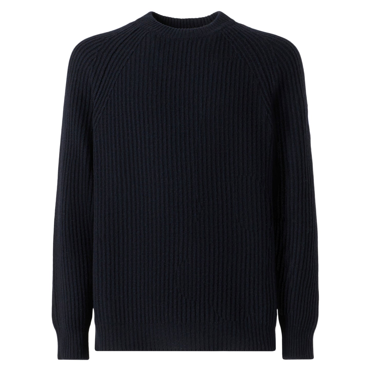 Ribbed blue sweater