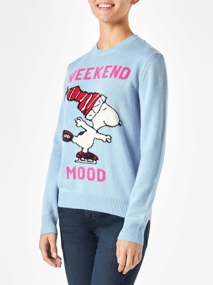 Woman sweater with Snoopy print | PEANUTS™ SPECIAL EDITION - MC2 Saint Barth