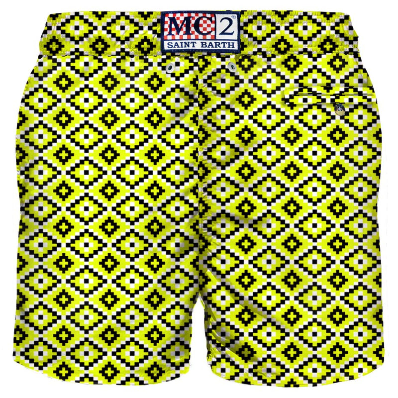 Klassische Badeshorts aus Chayton Fluo